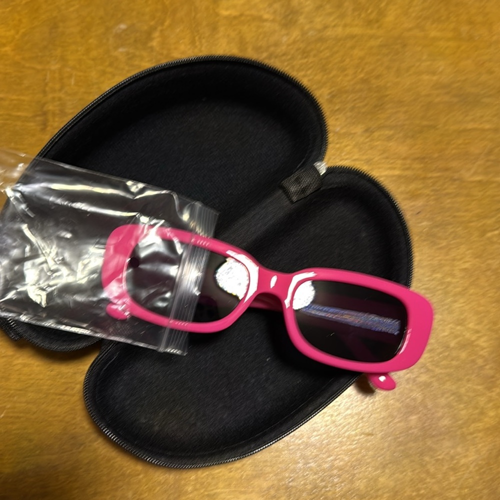 Stylish Pink Sunglasses
With case